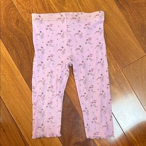 Gymboree Lavender Floral Leggings